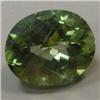 Image 1 : 5.50 CTS OVAL SHAPED GREEN ENVY TOPAZ 11x9 MM 