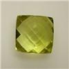 Image 1 : 18 CTS FANCY CITRINE BEAD 14x14 MM - TOP DRILLED