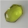 Image 1 : 16.20 CTS FANCY CITRINE BEAD 19x13 MM - TOP DRILLED