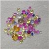 Image 1 : 5.00 CTS LOT OF MULTICOLOR ROUND SAPPHIRES