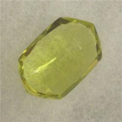 15.50 CTS FANCY CITRINE BEAD 19x12 MM - TOP DRILLED