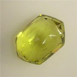 24.60 CTS FANCY CITRINE BEAD 21x15 MM - TOP DRILLED