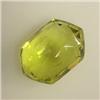 Image 1 : 24.60 CTS FANCY CITRINE BEAD 21x15 MM - TOP DRILLED