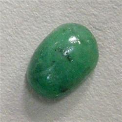 9.26 CTS OVAL EMERALD CABOCHON 14x10 MM