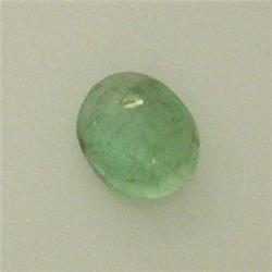 2.03 CTS OVAL EMERALD CABOCHON 8x6 MM