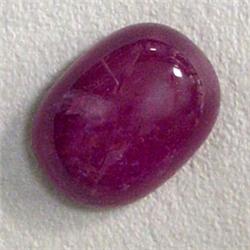 14.68 CTS OVAL RUBY CABOCHON 15x12 MM