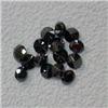 Image 1 : 1 CTS LOT OF ROUND BLACK DIAMONDS 2 MM