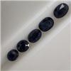 Image 1 : 4.81 CTS LOT OF OVAL SAPPHIRE 7x5 MM