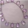 Image 1 : 59 CTS AMETHYST TEAR DROP STRAND 13x9 MM