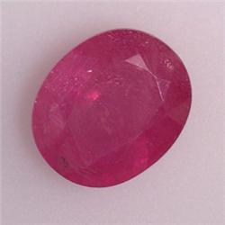 4.72 CTS OVAL RUBY 9x10 MM