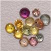 Image 1 : 4.00 CTS LOT OF MULTICOLOR ROUND SAPPHIRES