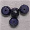 Image 1 : 10.60 CTS LOT OF BLUE SAPPHIRE RONDELLES 6 MM
