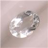 Image 1 : 0.67 CTS OVAL AQUAMARINE 7x5 MM