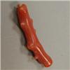 Image 1 : 4.01 CTS FREE FORM NATURAL ITALIAN CORAL BRANCH 26x6 MM