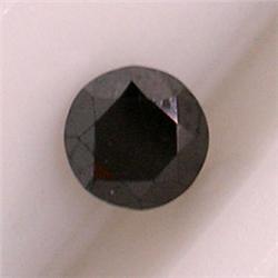 0.46 CTS ROUND BLACK DIAMOND 4 MM
