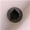Image 1 : 0.46 CTS ROUND BLACK DIAMOND 4 MM