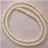 Image 1 : 4.5-4 MM THREE FRESH WATER PEARL STRINGS - 16 INCHES