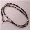 Image 1 : 3 MM STRIPPED AGATE STRAND - 16 INCHES