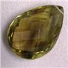 Image 1 : 30.00 CTS BICOLOR CITRINE TEAR DROP 22x18 MM - TOP DRILLED
