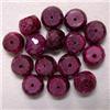 Image 1 : 110.00 CTS LOT OF RUBY RONDELLES 9 MM