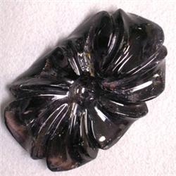 34.00 CTS CARVED TOURMALINE 34x21 MM