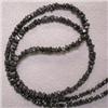 Image 1 : 17 CTS ROUGH BLACK DIAMOND STRAND 4-2 MM