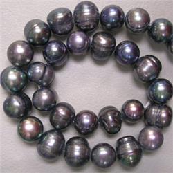 13-11 MM FRESH WATER PEARL STRING - 16 INCHES - SIDE DRILLED