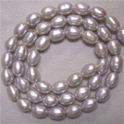 7x6 MM FRESH WATER PEARL STRING - 16 INCHES
