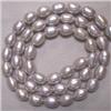 Image 1 : 7x6 MM FRESH WATER PEARL STRING - 16 INCHES