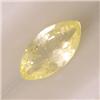 Image 1 : 0.43 CTS MARQUISE YELLOW SAPPHIRE 6x3 MM
