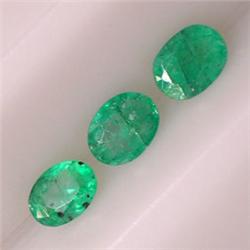 0.48 CTS LOT OF OVAL EMERALD 4x3 MM