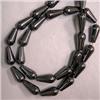 Image 1 : 15x7 MM HEMATITE BRIOLETTE STRAND - 16 INCHES 
