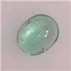 Image 1 : 0.47 CTS OVAL EMERALD CABOCHON 6x4 MM
