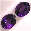 Image 1 : 5.01 CTS PAIR OF OVAL AMETHYST 10x8 MM