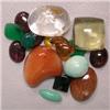 Image 1 : 101 CTS LOT OF SEMIPRECIOUS STONES CABOCHONS