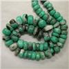 Image 1 : 540 CTS GRADUATED EMERALD RONDELLES STRAND 15-8 MM