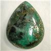 Image 1 : 353.01 CTS PEAR SHAPED EMERALD CABOCHON 65x50 MM - H U G E ! ! !