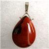 Image 1 : 14K GOLD AGATE PENDANT 28x18 MM