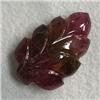 Image 1 : 5.23 CTS CARVED TOURMALINE LEAF 14x9 MM 