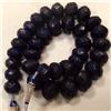 Image 1 : 820 CTS CARVED GLASS FILLED ENHANCED SAPPHIRE STRAND - TEMPORARY CLASP
