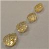 Image 1 : 11.70 CTS LOT OF CARVED CITRINE LEAVES