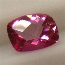 3.25 CTS CUSHION CUT PINK TOPAZ 10x8 MM