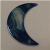 Image 1 : 95 CTS AGATE MOON 78x26 MM - TOP DRILLED