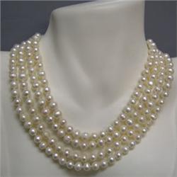 7 MM FRESH WATER PEARL STRAND - 64 INCHES