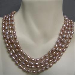 8x6 MM FRESH WATER PEARL STRAND - 64 INCHES
