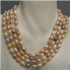 Image 1 : 9x7 MM FRESH WATER PEARL STRAND - 64 INCHES