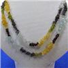 Image 1 : 3-7 MM MULTISTONE (GARNET, CITRINE, AMETHYST, PERIDOT) CHIPS STRAND - 36 INCHES