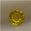 Image 1 : 0.39 CTS ROUND SAPPHIRE 4 MM