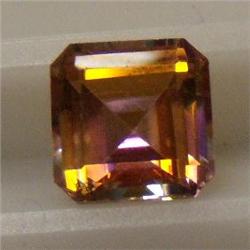 4 CTS SQUARE CUT FANTASY TOPAZ 9x9 MM