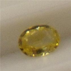 0.69 CTS OVAL SHAPED SAPPHIRE 6x4.5 MM